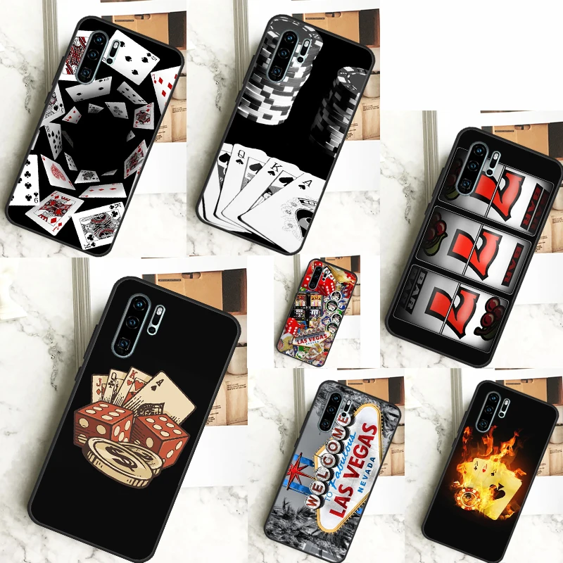 Las Vegas Casino Poker Case For Huawei Nova 3i 7i 8i 11i Y60 Y70 Y90 Y61 Y91 10 9 SE 11 Pro P20 P40 P30 Lite Cover