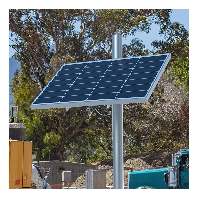 Complete Solar Security System 12V Output Panel Solar Kit With Solar Panel and Lithium Battery for Starlink Router