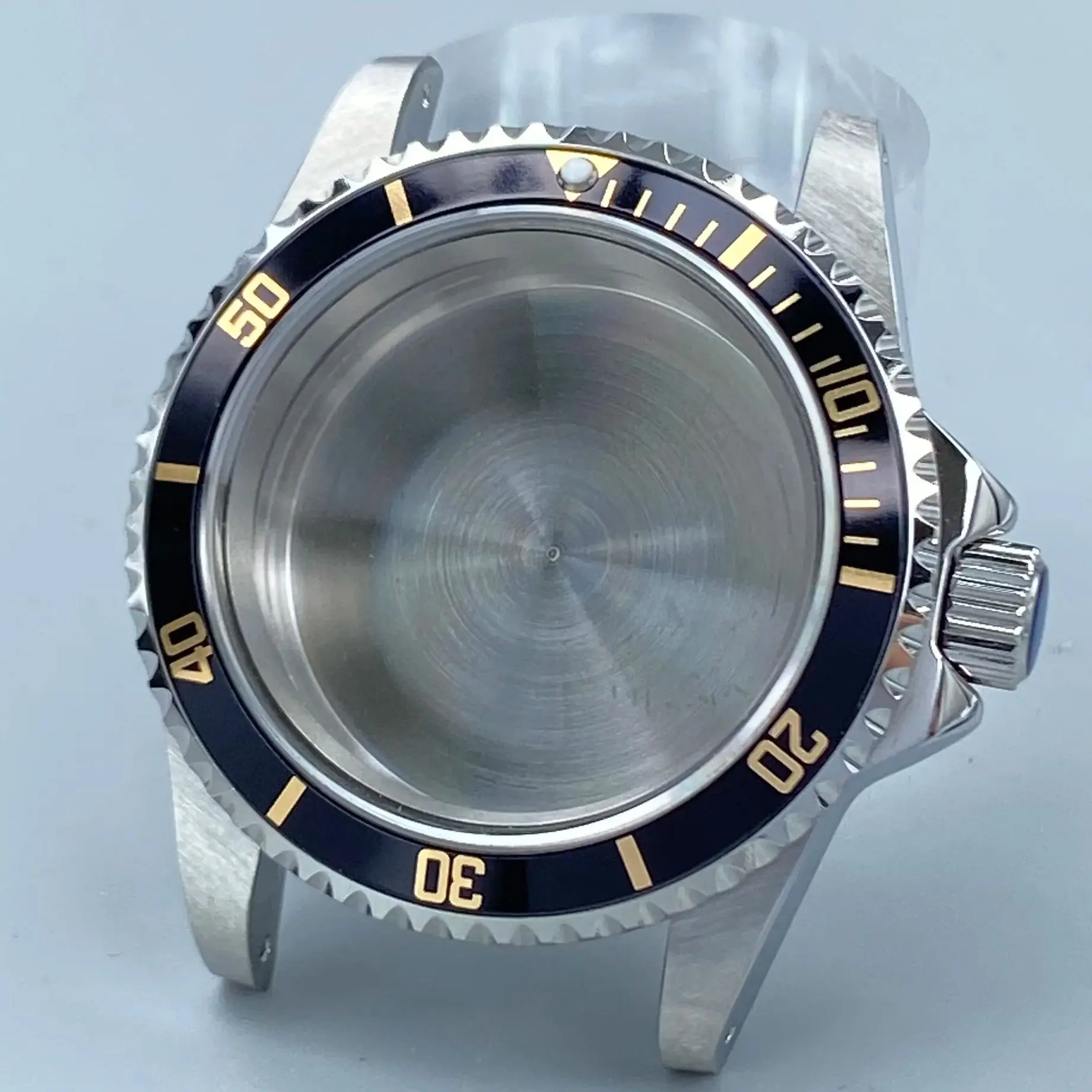 39.5mm NH35 Watch Case Accessories Vintage Diver style Case120 click Stainless Steel case FitNH35/NH34/NH36 Movement 28.5mm Dial