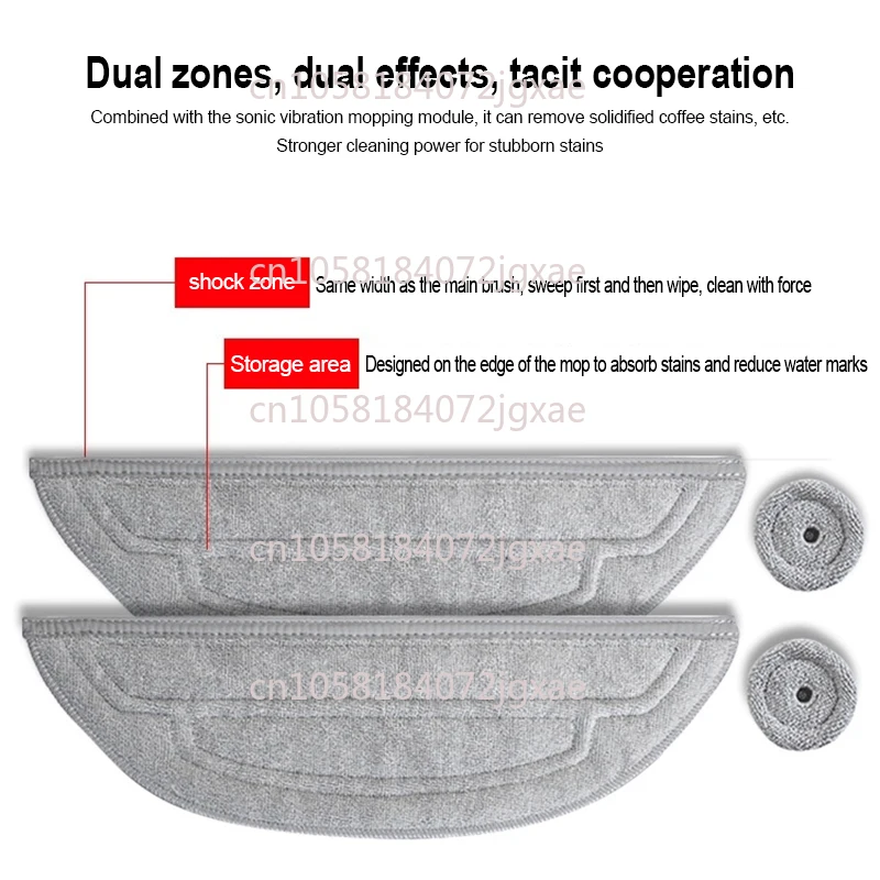 Roborock-accesorios para robot aspirador S8 Max V Ultra G20s, bolsas de aspiradora, repuestos reemplazables con filtro y cepillo lateral