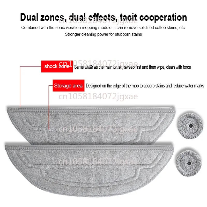 Roborock S8 Max V Ultra G20s robot Vacuum Cleaner Accessories mop Choth vacuum bags  Side Brush Filter Replaceable Spare Parts - 3