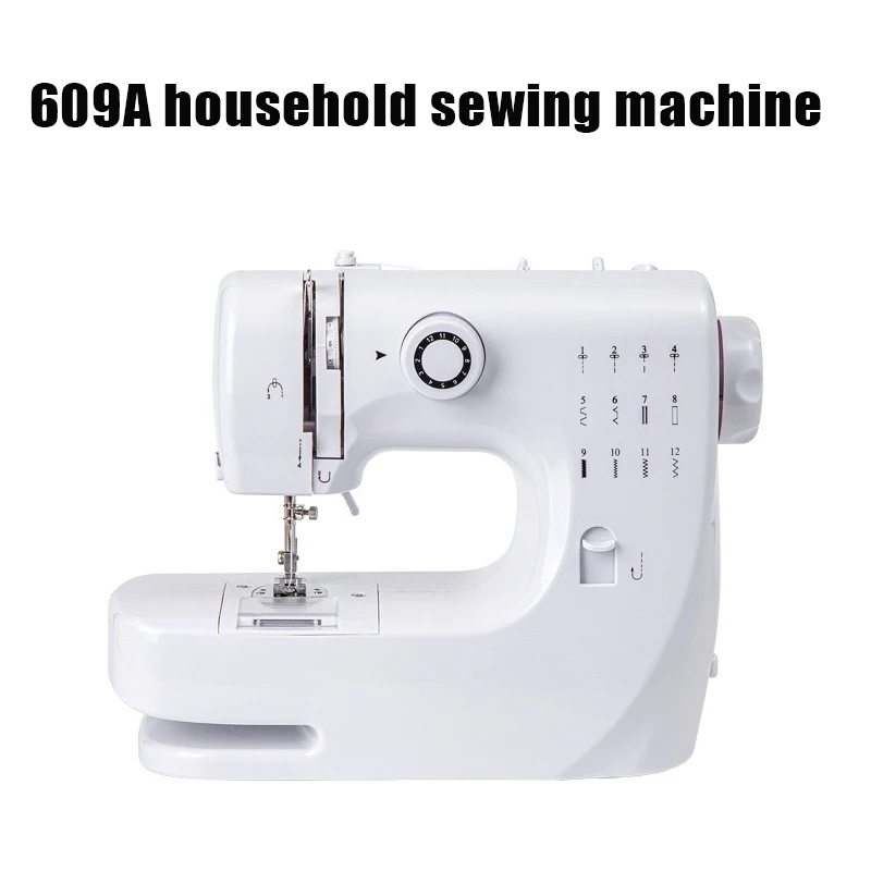 

609A Household Sewing Machine, Electric Mini Sewing Machine, Reverse Sewing With Locking Function