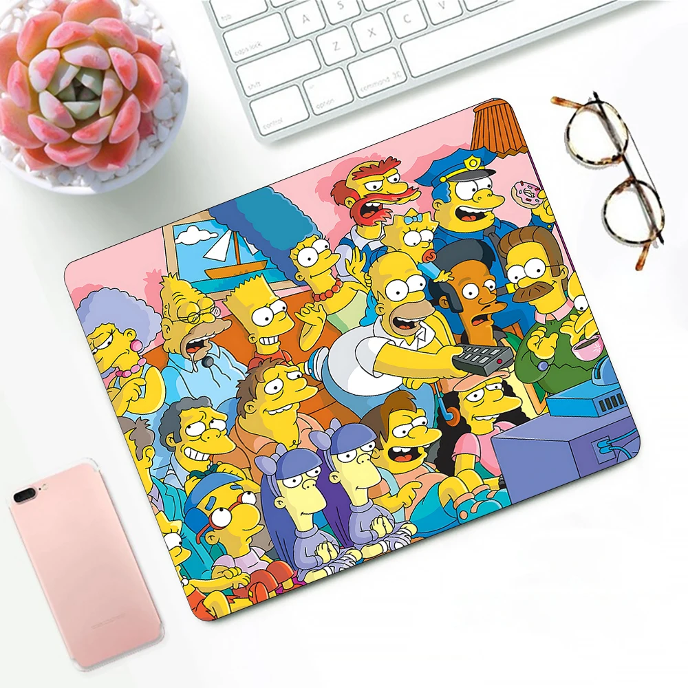 The S-Simpsons Gaming Mouse Pad XS Small Mousepad For PC Gamer Desktop Decoration Office Mouse Mat Deskmat Rug