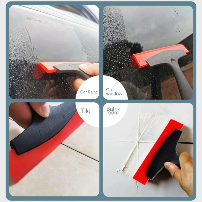 Multifunction Silicone Cleaning Scraper Shovel Tile Gap Filling Tool Grout Scrapers Car Film Glass Water Snow Ice Trowel Remover