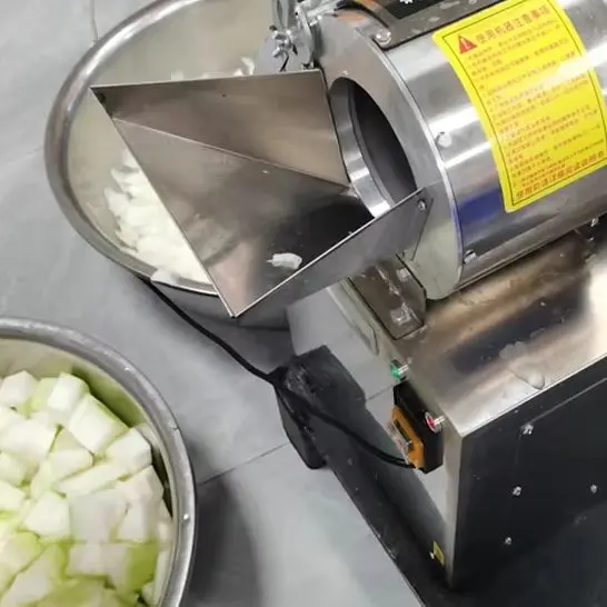Electric Automatic Vegetable Cutting Machine Commercial Shredder for Cucumber Carrot Cabbage - Kitchen Food Prep Appliance
