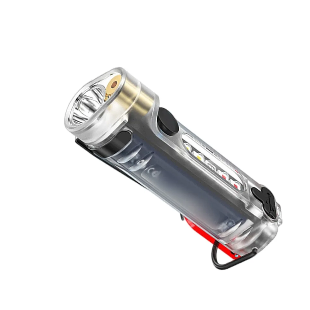 For Mini Keychain Flashlight Camping Lantern 400 Lumen For Mini EDC Light Rechargeable Keychain Torch For Outdoor