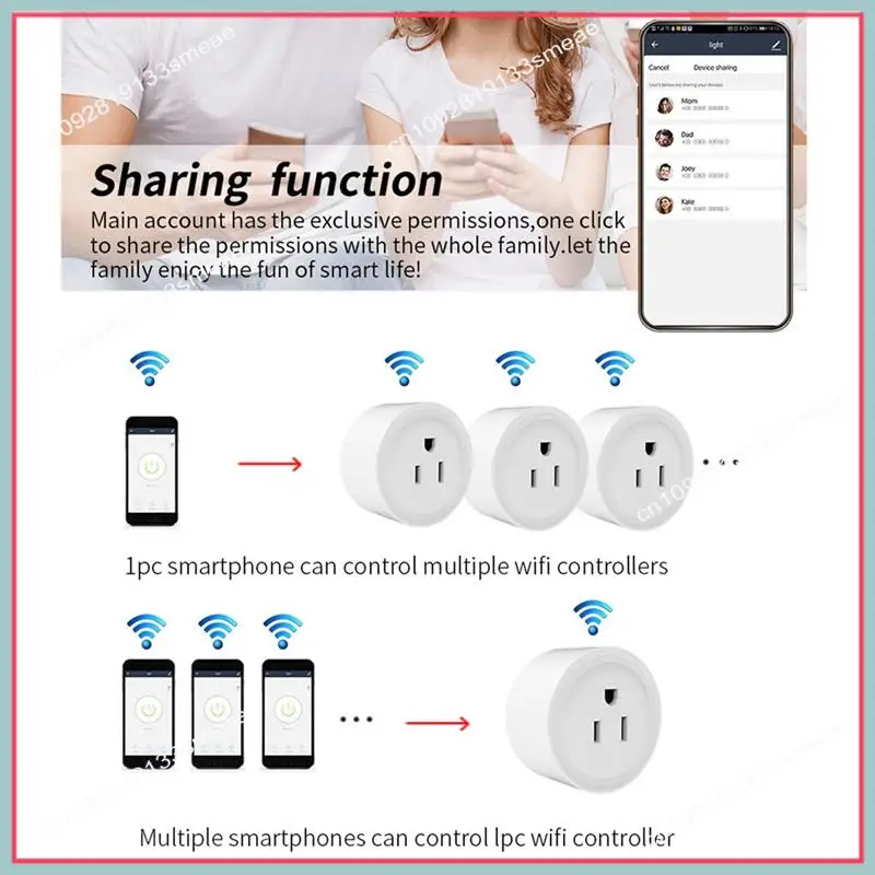 N94R Zigbee Smart Voice Control 16A met stroombewaking en timingfunctie voor Alexa Google US Plug