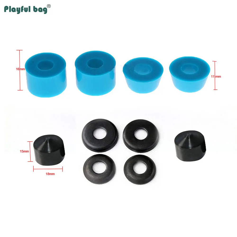 7-inch Skateboard Trucks Bushing PU Shock Absorber Washer Accessories Top Cushion PIVOT Cups AMB287