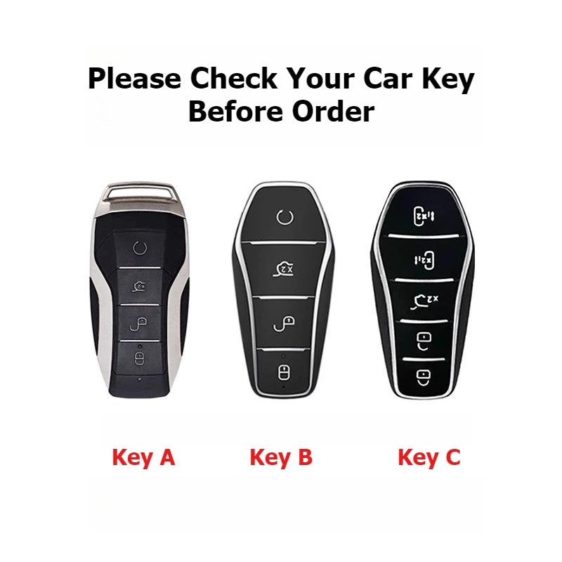 Car Key Cover for BYD Han Dolphin Seagull Yuan Pro Song Plus DMI Tang Qin EV Seal Nappa Leather CarKey Protective Cover Interior