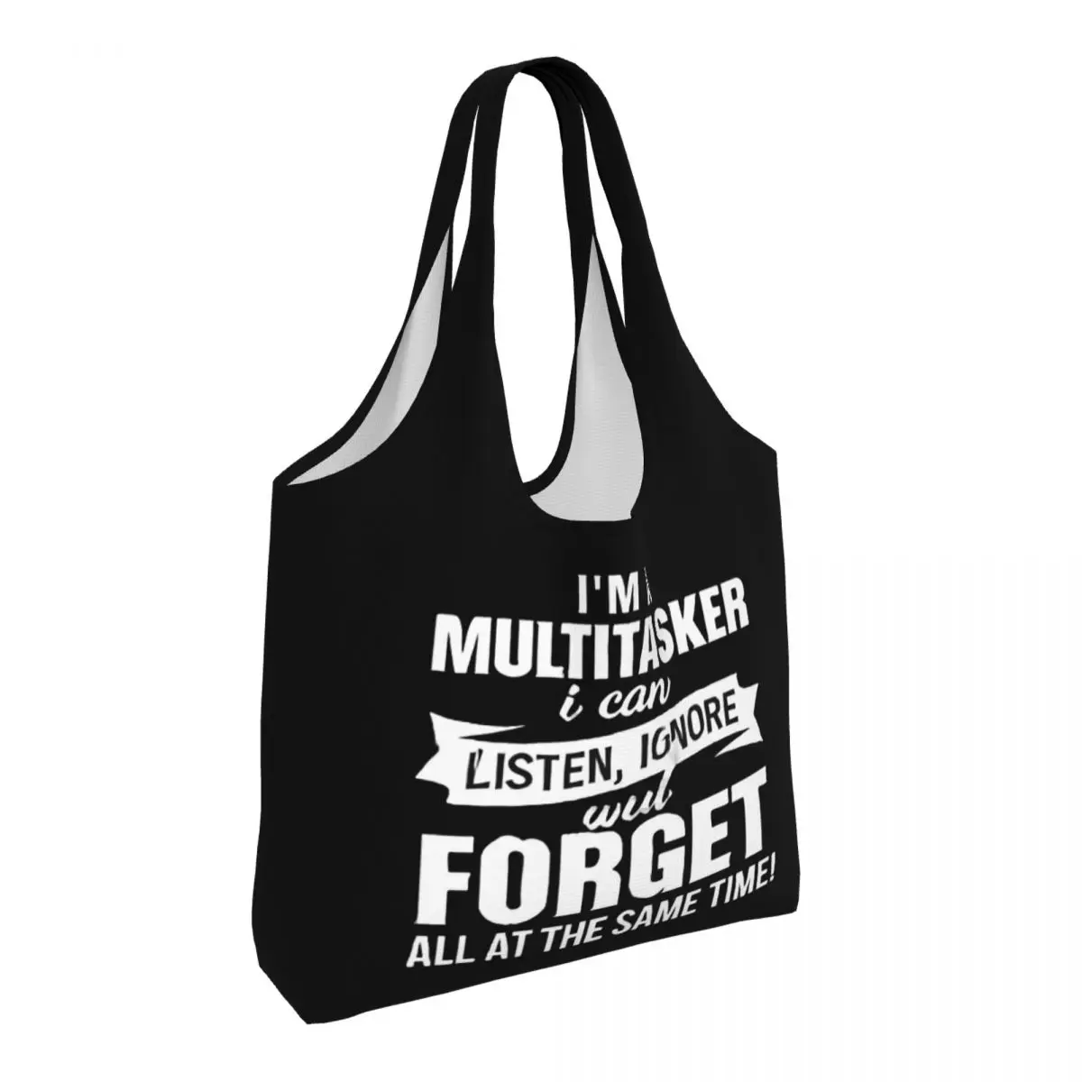 Master Of Multitasking Large Capacity Canvas Tote Bag Single Shoulder Work Commute Bag For Women Eco-Friendly Shopping Bag