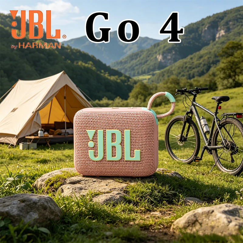 

JBL GO4 Music Gold Brick Fourth Generation Bluetooth Speaker Dustproof and Waterproof subwoofer Portable Wireless Speaker