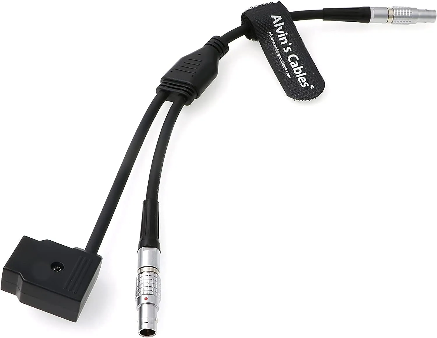 Teradek-Bond Power Cable 2 Pin Male to 2 Pin+D Tap for Tilta-Float ARRI Alexa Camera SmallHD 702 Bright Monitor BMPCC 4K6K 30cm