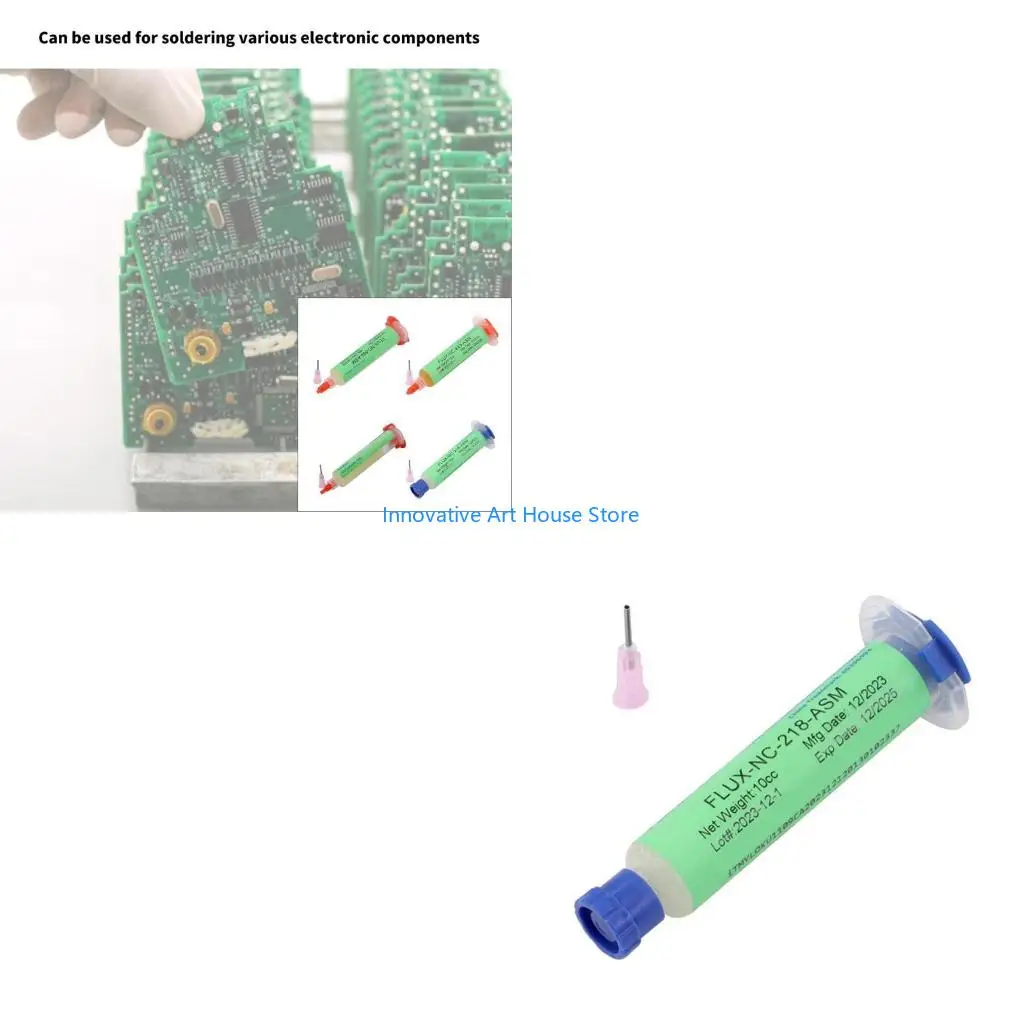 E1PC Not Clean Liquid Soldering Flux Dropper Liquid Solder Flux For Electrical Soldering Aluminium Soldering Socket Repair