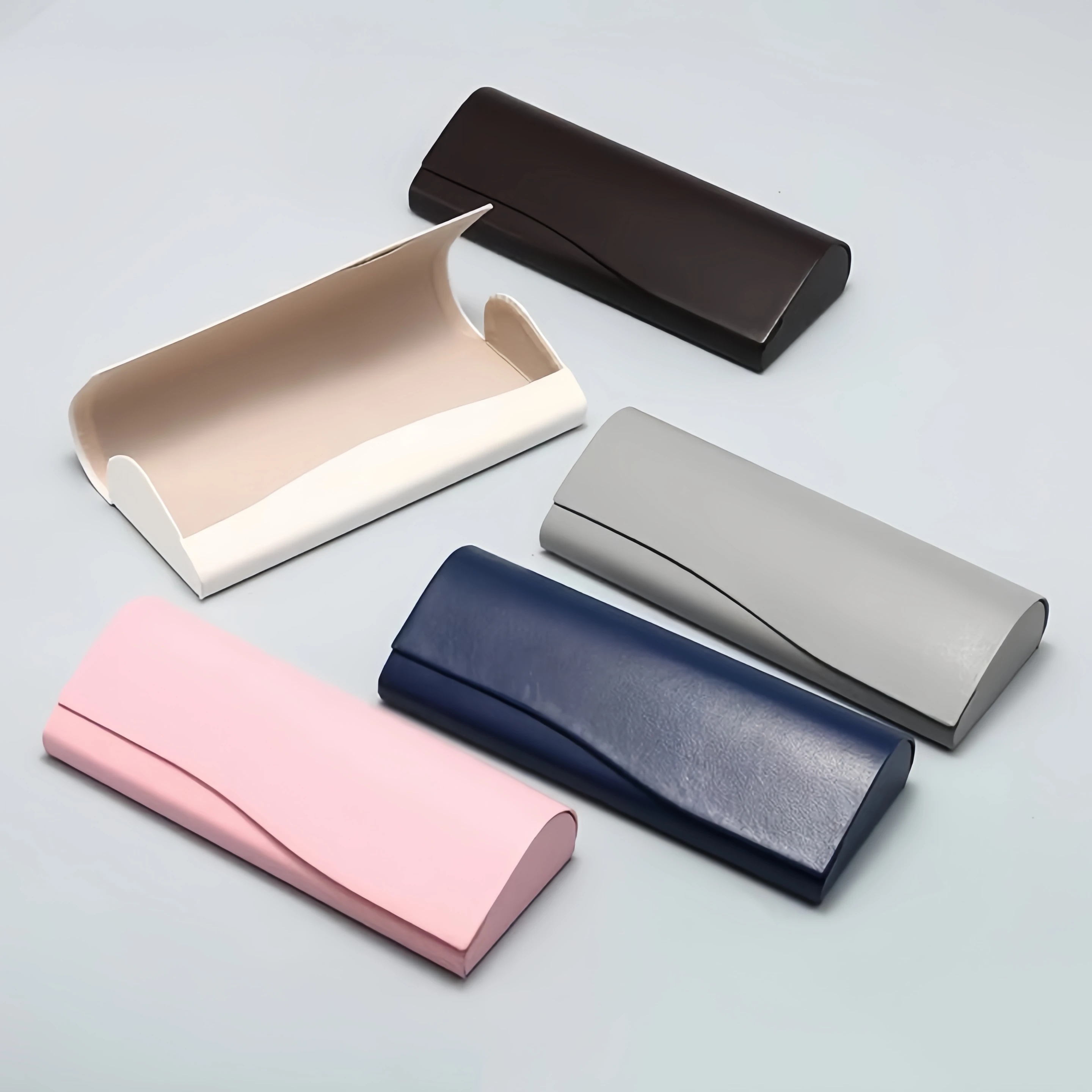 

Модный и простой квадратный твердый футляр для очков, портативный антистрессовый ящик для хранения очков