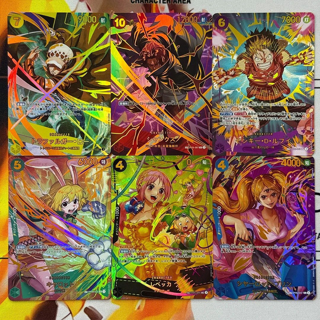 

Японский прокси-проксирующий сервис 2025: One Piece Monkey.D.Luffy, Rebecca, Shanks, Charlotte, Pudding, Carrot, Law, SR OPCG Collection Card The Best Vol.2