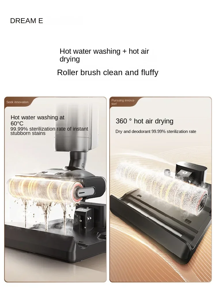 غسالة الأرضيات الأصلية DREAME H20Mix للتنظيف والتطهير والكنس، الأجهزة المنزلية، الهواء الساخن، التجفيف السريع #2