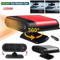1200W Car Heater 12V/24V Electric Cooling Heating Fan Electric Heater Fan Windshield Defogging Demister Defroster Car Heater