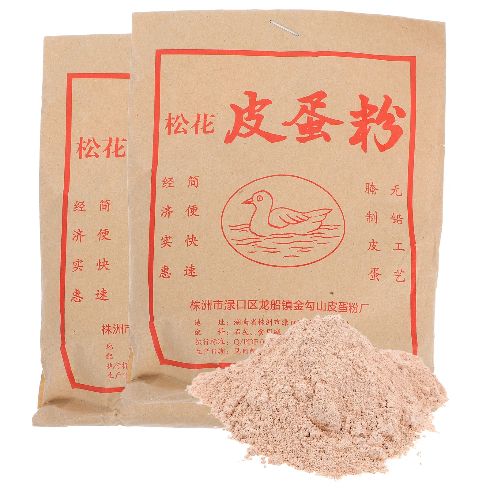 

2 пакета Songhua Chop Яйцо-порошок Утка Консервированный рецепт века для маринования
