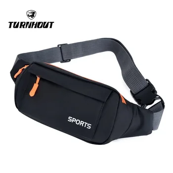 Modne męskie saszetki biodrowe Wodoodporna torba do biegania Outdoor Sports Belt Bag Wielokolorowa torba jeździecka na telefon komórkowy Fanny Pack Gym Bags