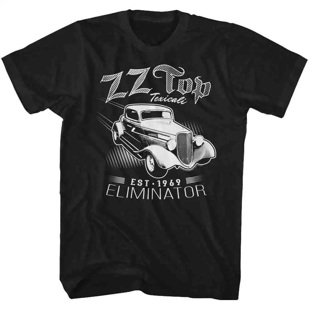 Zz Top Eliminator Texicali Black Adult T Shirt