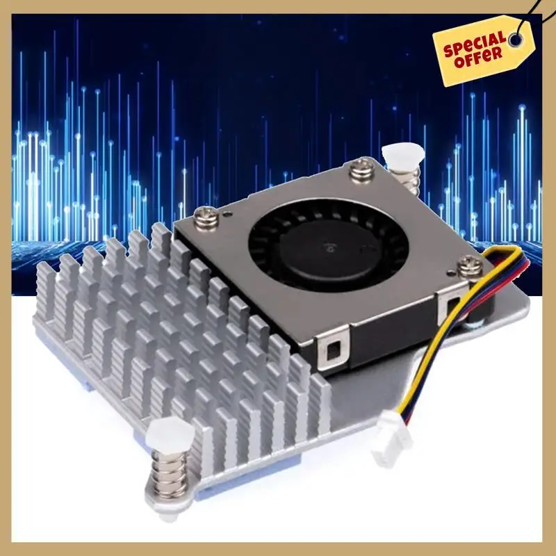 Für Raspberry Pi Generation 5 Pi 5 Kühler Raspberry Pi Aktiver Kühler mit Lüfterkühlung Multifunktionskühler Langlebig