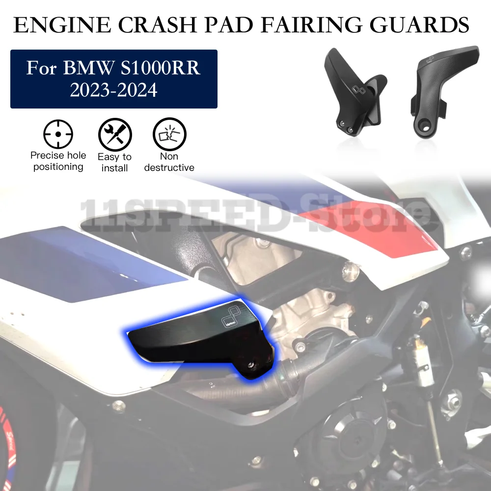 

Motorcycle Accessories Engine Crash Pad Fairing Guards For BMW S1000RR S1000 RR S 1000RR 2023-2024 Frame Slider Crash Protector