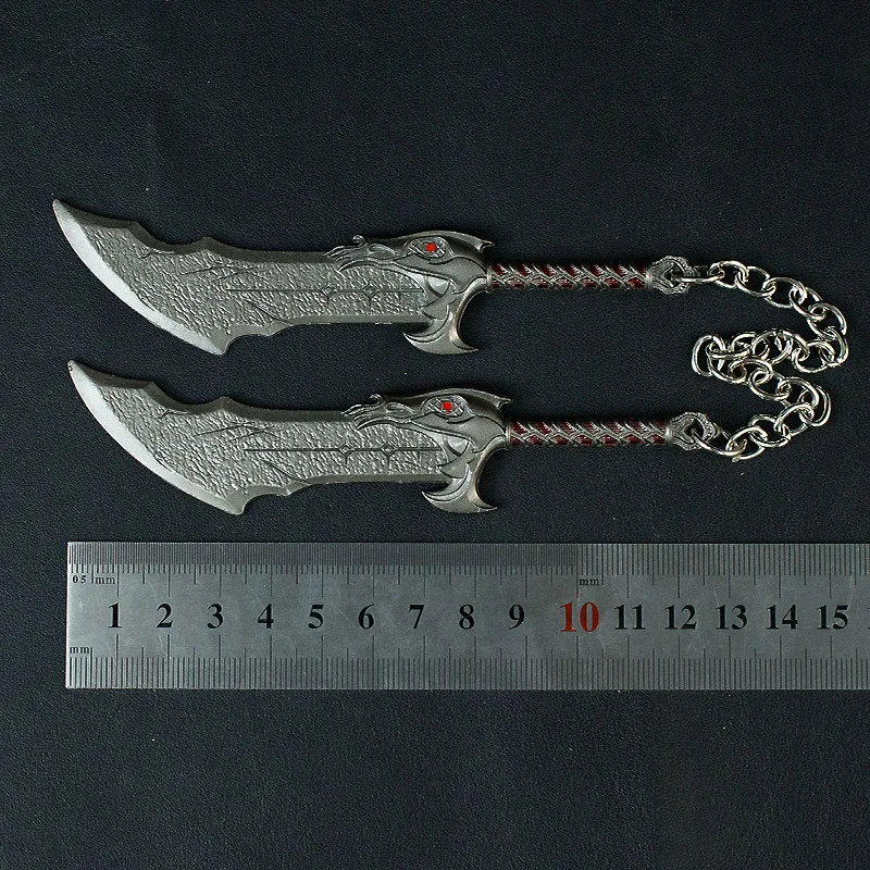 13 センチメートル NewGod of War ゲーム周囲クレイトスカオスブレード金属モデル小道具デスクトップ装飾装飾品男の子の誕生日プレゼントのおもちゃ
