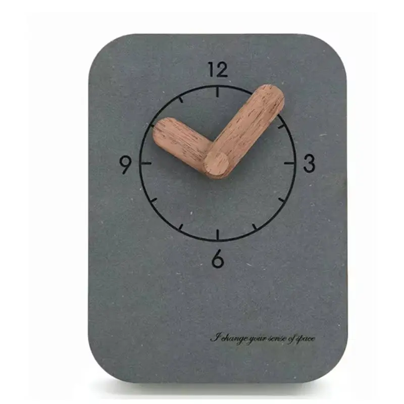 

【Festival】Минималистичные часы в американском стиле для студенческой спальни, бесшумные, для украшения прикроватной тумбочки и гостиной