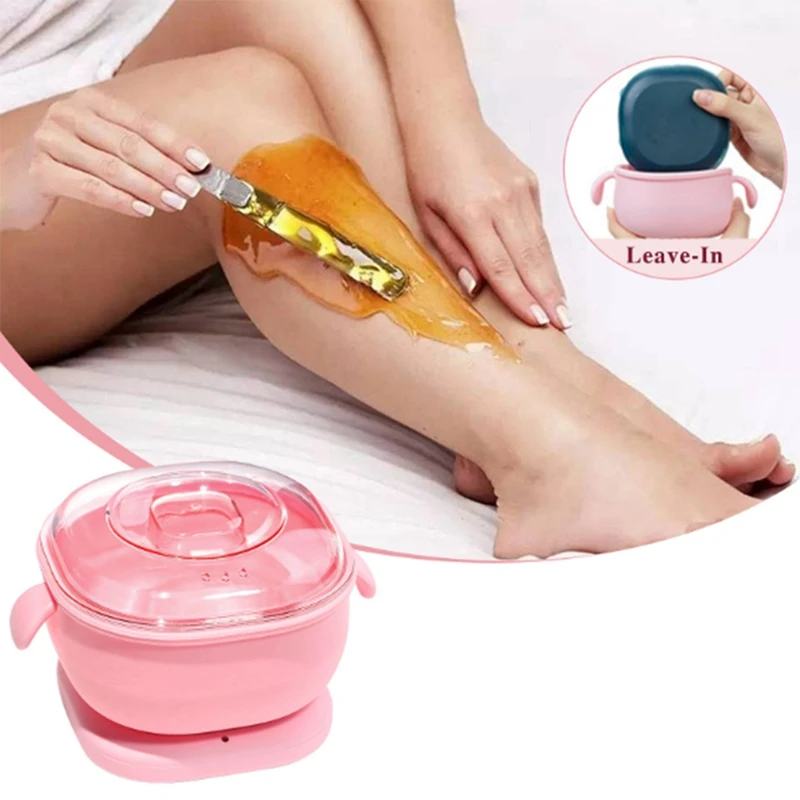 왁스용 휴대용 실리콘 워머, 접이식 왁스 히터, 제모 왁스 기계, 바디 제모기, 여행용 파라핀