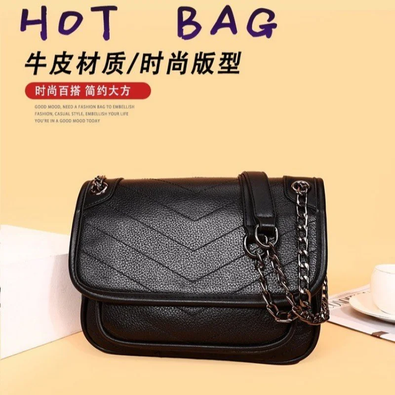 

Модная кожаная женская сумка Элитный бренд Известный дизайнер Элегантная модная повседневная сумка через плечо