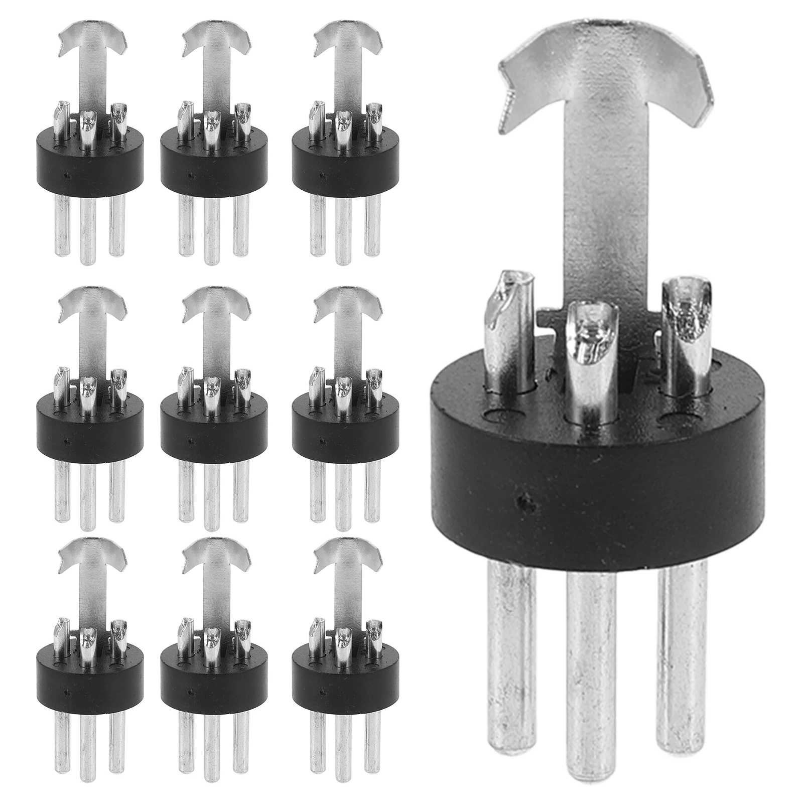 

10 Pcs Gooseneck XLR Accessories for Plastic Gaming Mic Audio Devices Accessory