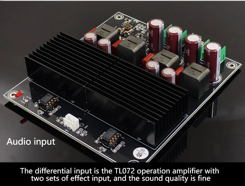 SAMP-200 Dual core TPA3255 High power 2 channel amplifier board 600W+600W