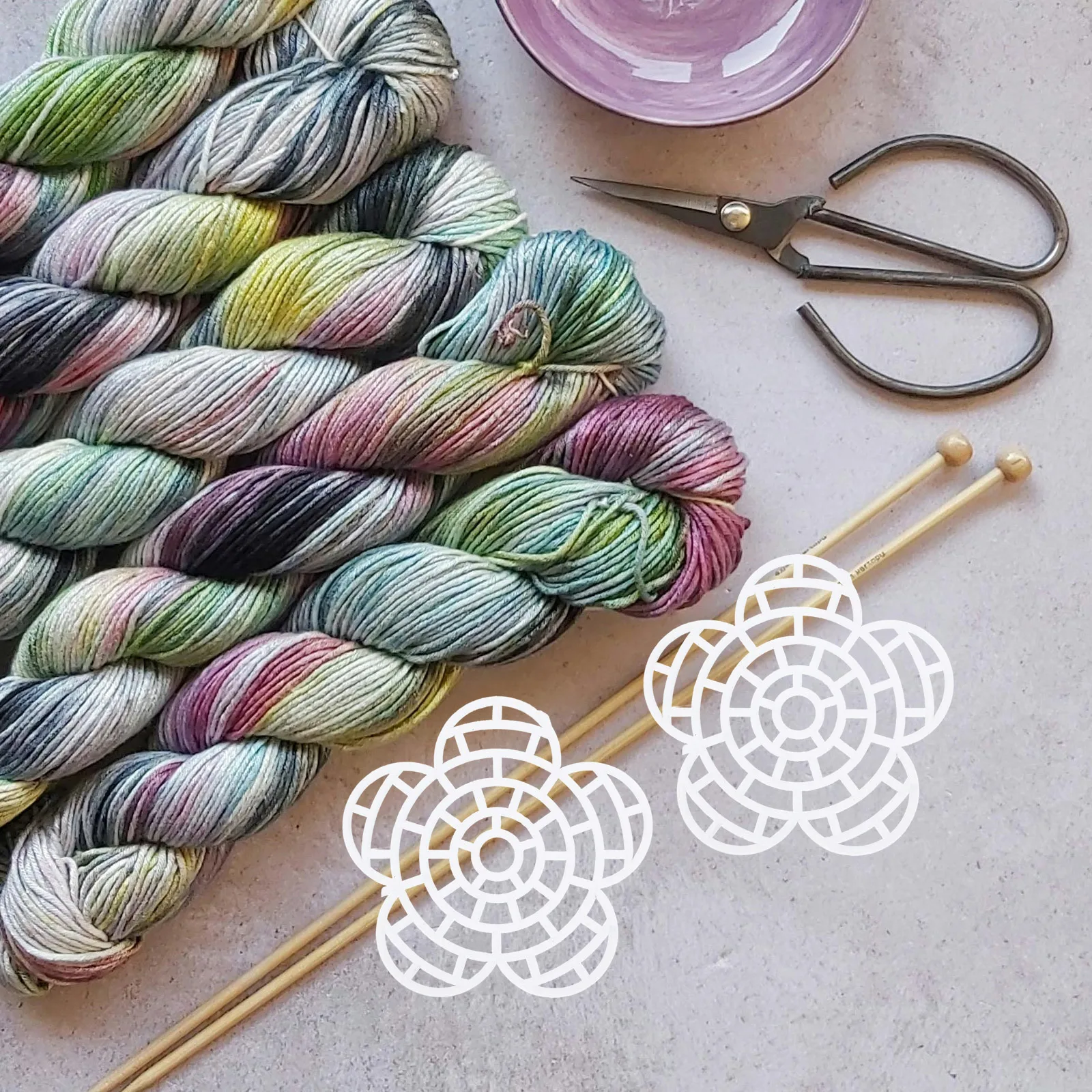 10 قطعة حقيبة كروشيه زهرة اكسسوارات 6.7 سنتيمتر قطر ثلاثية الأبعاد أدوات التطريز DIY بها بنفسك شبكة بلاستيكية قماش ورقة للحرف اليدوية الغزل