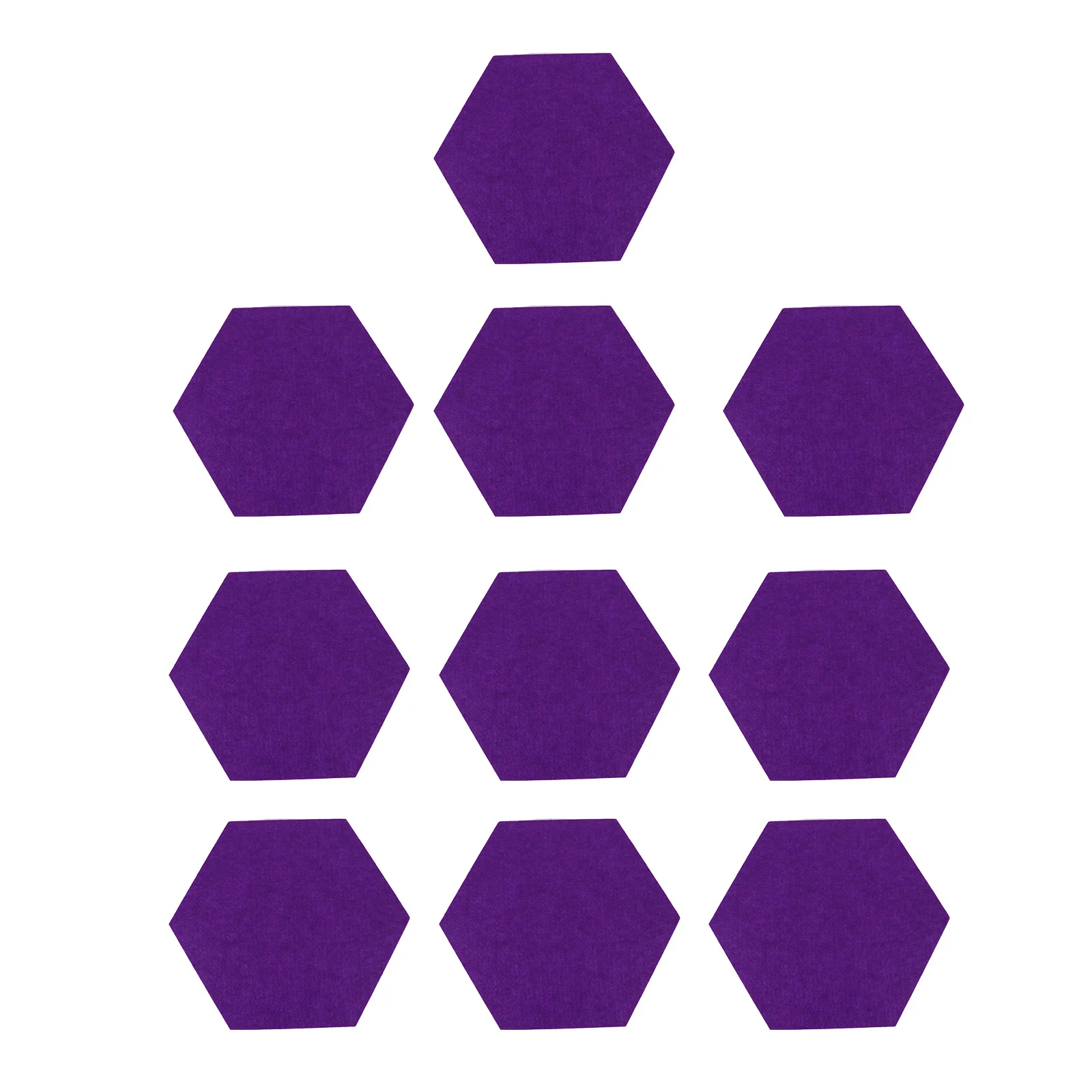 

10Pcs 3D Bulletin Board Hexagon Felt Panel for Home Office Decor Photo Display Message Board Wall Sticker Artistic Interior