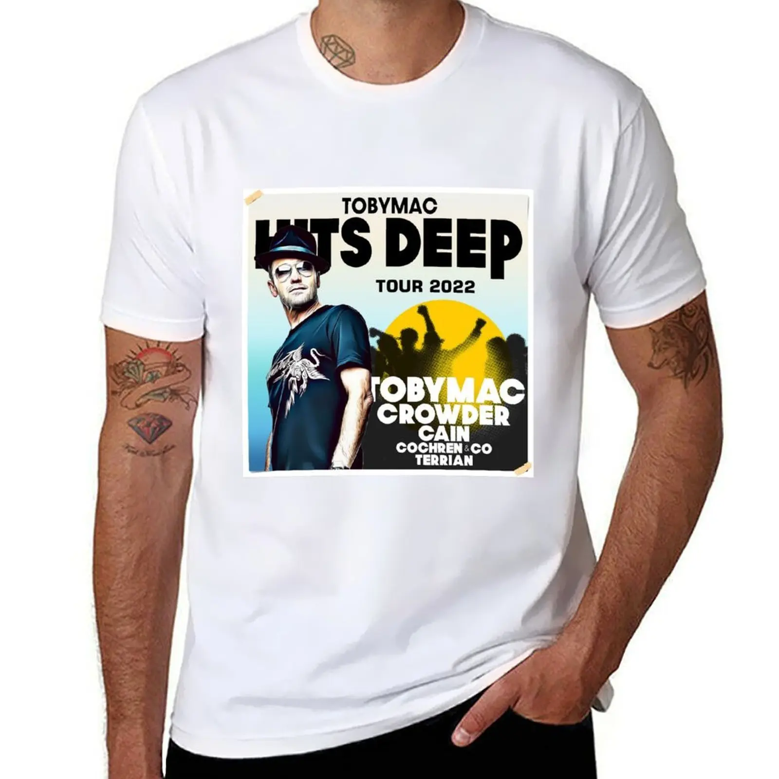 

poster tobymac crowder cain edition hits deep tour 2022 T-Shirt t shirt for man man t shirts for men T-Shirt