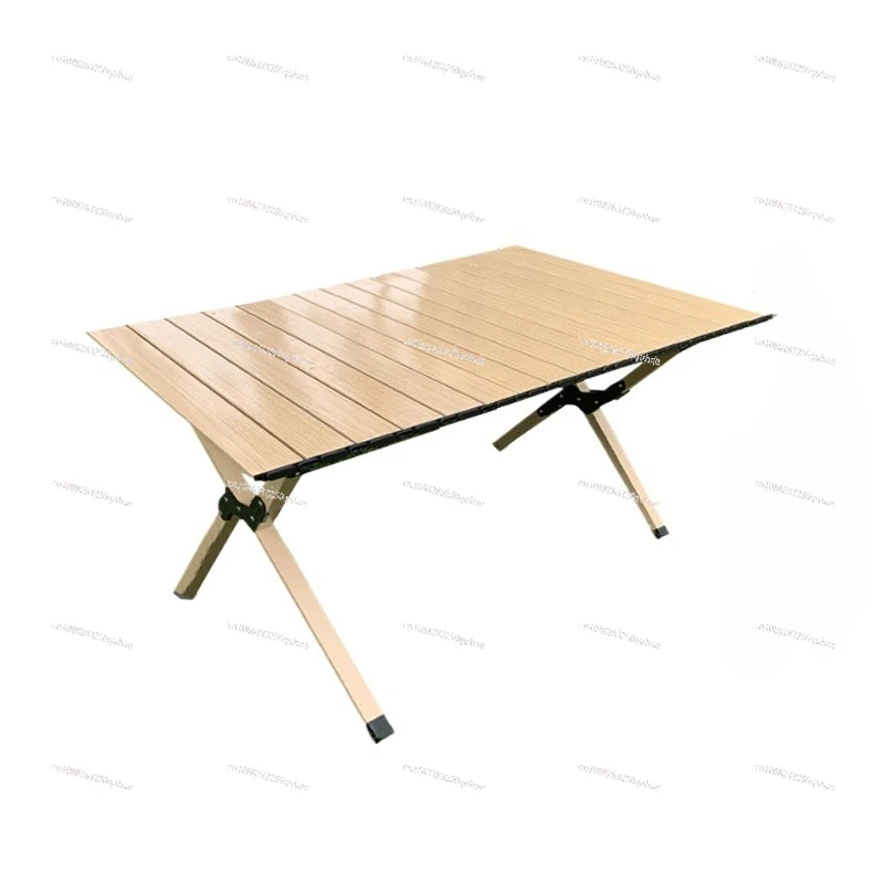 

Стол для яичного рулета из сплава углеродистой стали, сверхлегкий складной обеденный стол и стулья для кемпинга, портативное оборудование для кемпинга