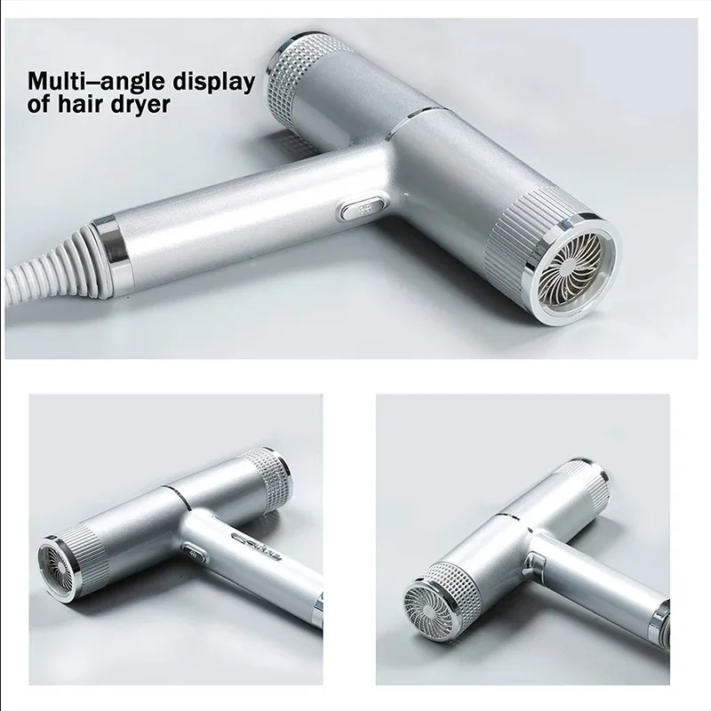 مجفف شعر أيوني سلبي عالي السرعة، مجفف شعر احترافي لصالونات التجميل الكهربائية بالهواء الساخن والبارد مع ناشر