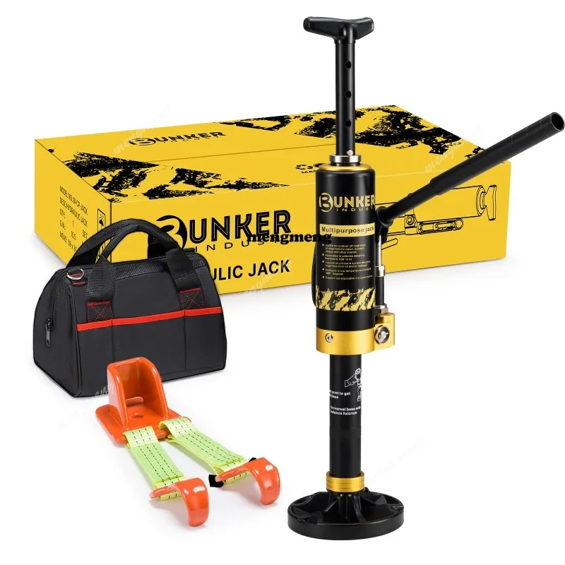 

BUNKER INDUST Heavy 19400lbs Portable Hydraulic Recovery Jack for Off-Road Vehicles 4x4 Truck Emergency Rescue Tool