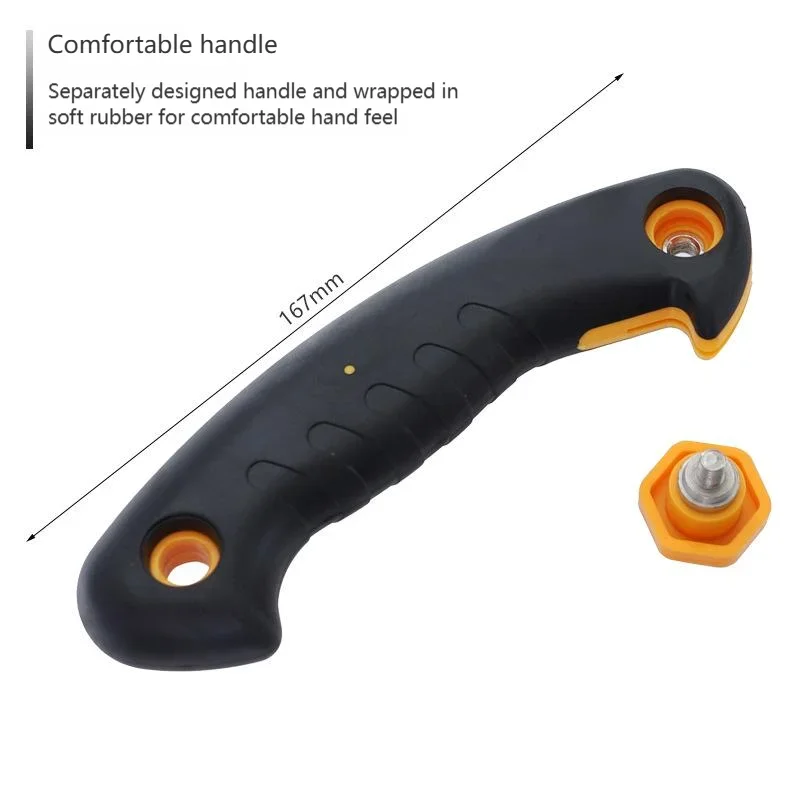3-in-1 Hand Saw Household Multifunctional Quick Replacement Saw Blades Fine-Tooth Woodworking Gardening Orchard Tree Felling Saw