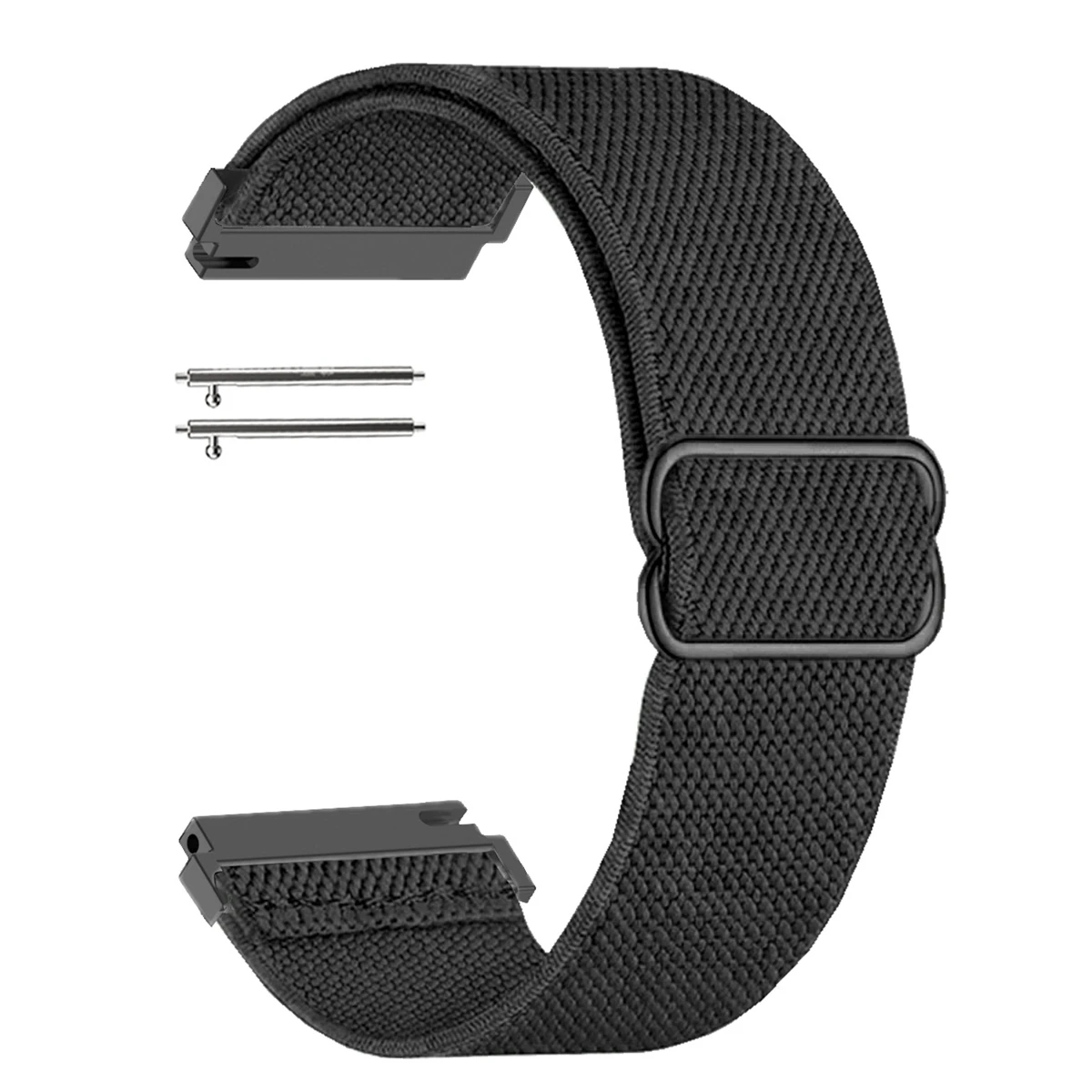 20mm22mm Elastic Loop for Garmin Forerunner 935/945 Band Nylon Strethy Wristband for Garmin Vivoactive 3/3 music/Fenix 5/5 plus