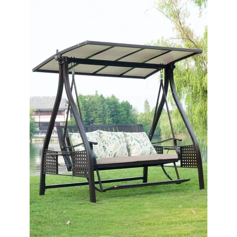 

Balcony swing hanging chair, outdoor courtyard double hammock