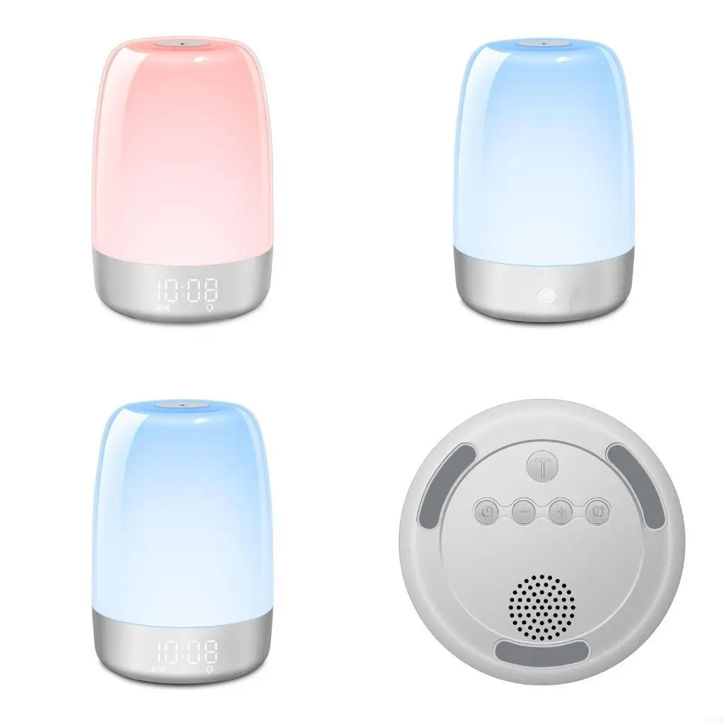 Natural Wake Up Light Alarm Clock Option Bedsides Lamp With  Sunrising Simulation X3UC