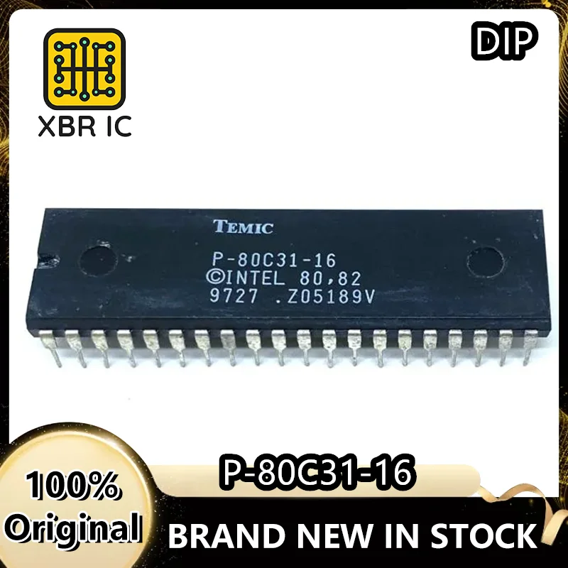 

(5/20 pieces) P80C31-16 P-80C31-16 DIP-40 microcontroller chip Brand new original authentic spot fast delivery