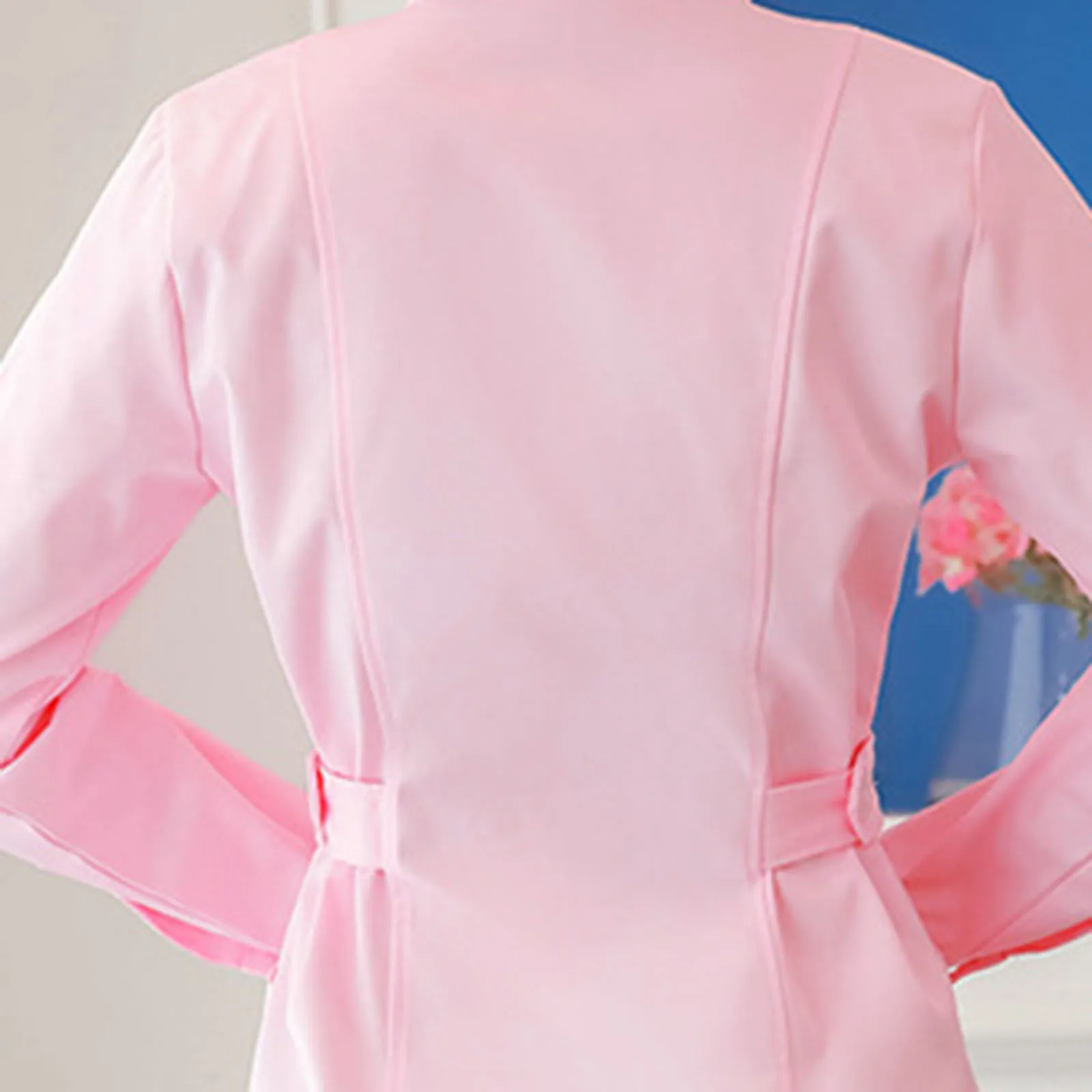 Herfst Lange Mouw Stand Kraag Plus Size Apotheek Schoonheidssalon Werkuniform Set Voor Verpleegkundigen Vrouwen Speciaal Gebruik Kleding