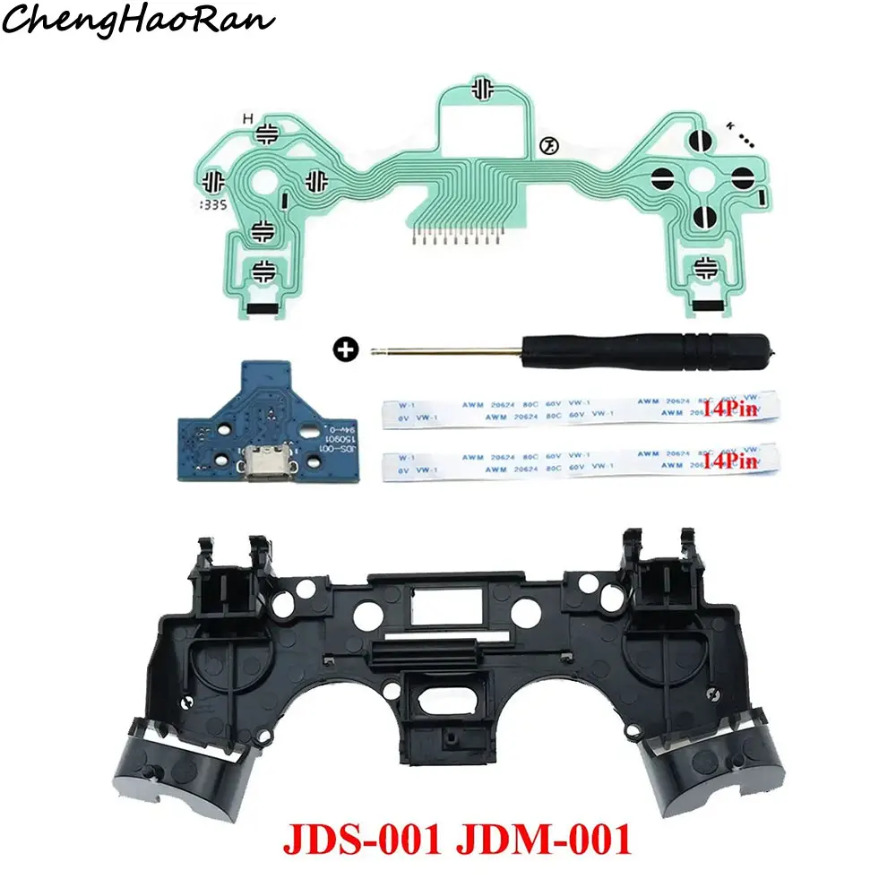 Für PS4 JDM JDS 055 050 040 030 001 010 Controller Reparatur Innenrahmen Lade Board Flex Band Kabel Leitfähigen film Ersetzen – Detail 4