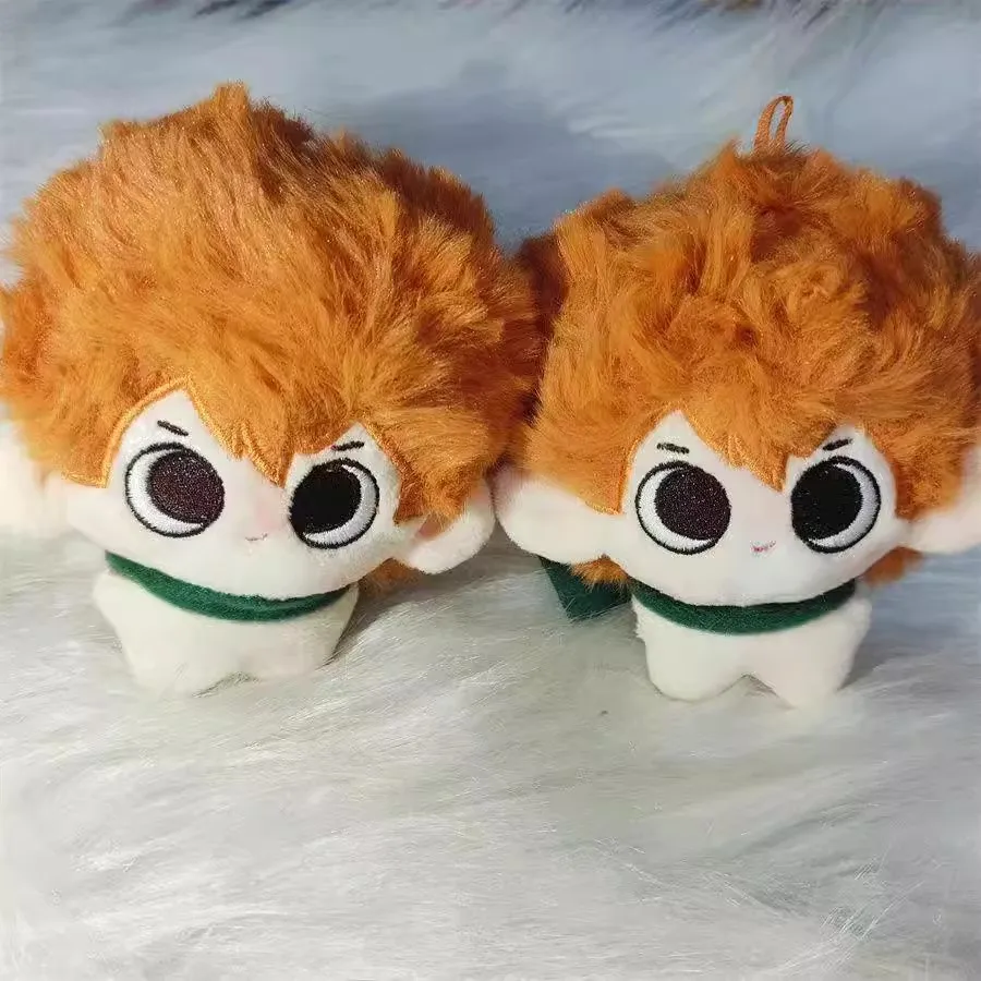 

Anime Haikyuu!! Shoyo Hinata Cosplay Cute Plush 10cm Cotton Doll Cartoon Maumet Puppet Pendant Toys Hang Decorations Xmas Gift