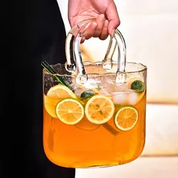 2300ml Handheld Glass Wrapped Slightly Drunk Fruit Wine Cup Cocktail Cup Bar Set