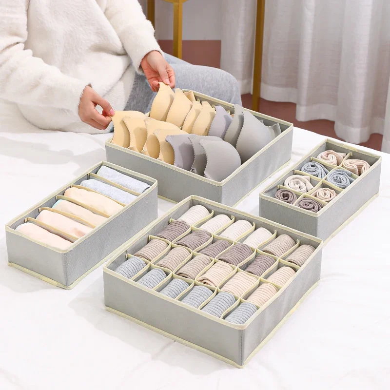 Storage Box Easy Organize Divide Into Compartments Simple Modern Portable Breathable Foldable Japanese Interior Home Decoration