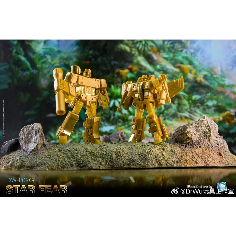 In stock Transformation toys DW-E09 DWE09 DW-E09G Starscream Thundercracker Skywarp 6CM Extremely Small Scale