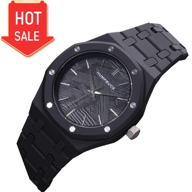 HUMPBUCK Men's Watches  Luxury Quartz Wristwatch Waterproof Creative Design Chronograph Clock for Business and Casual Wear